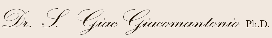 Dr. S. Giac Giacomantonio, Ph.D.